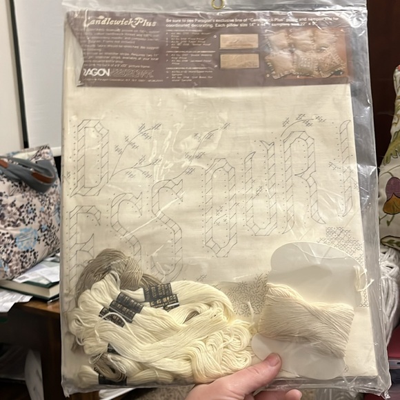 New, Cross-Stitch Kit, Paragon, Candlewick Plus, Only the God Bless this Home - Picture 4 of 7